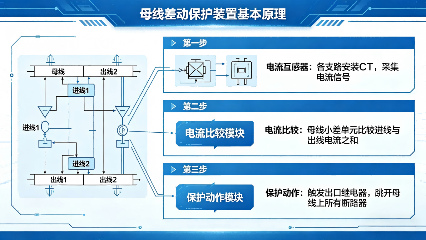 母线差动保护装置的基本原理