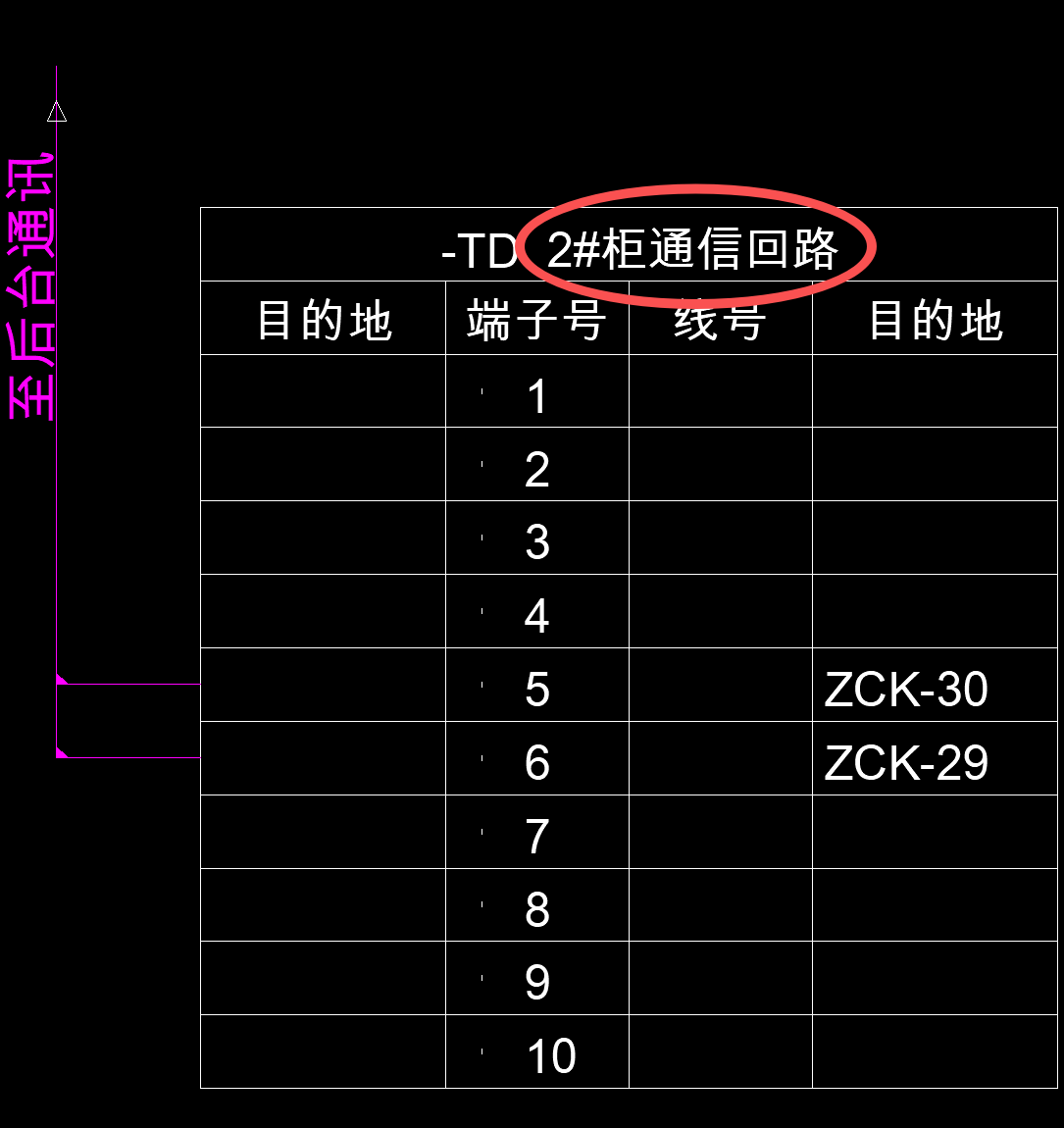 快切装置改造接线10