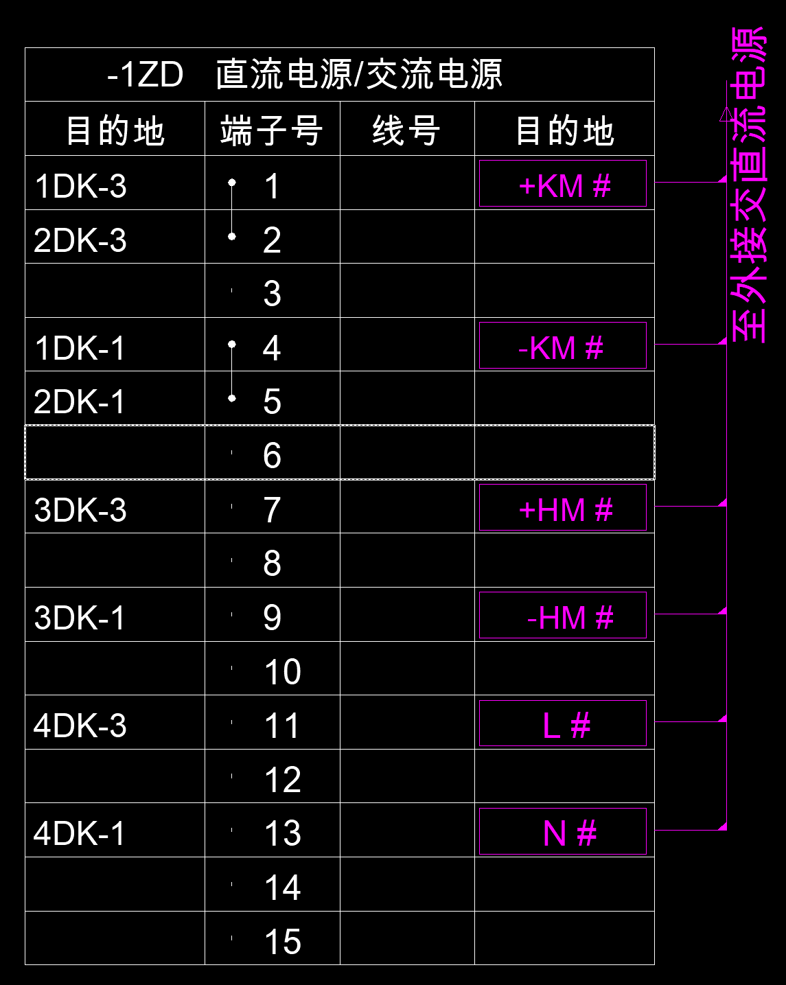快切装置改造接线1